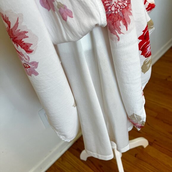 Old Navy White Floral Sundress with Spaghetti Straps, Size Medium - Picture 7 of 12